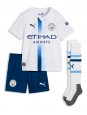 Otroški Nogometna dresi replika Manchester City Abdukodir Khusanov #45 Tretji 2026-27 Kratek rokav (+ hlače)